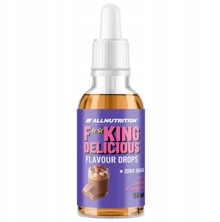 Allnutrition Fitking Delicious Flavour Drops, Hot Choco - 50 ml.