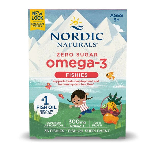 Nordic Naturals Zero Sugar Omega-3 Fishies, 300mg Tutti Frutti - 3