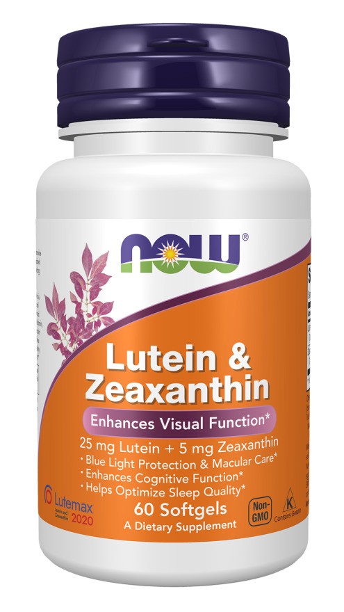NOW Foods Lutein & Zeaxanthin - 60 softgels