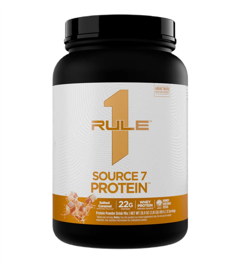 Rule One Source7 Protein, Salted Caramel - 819g