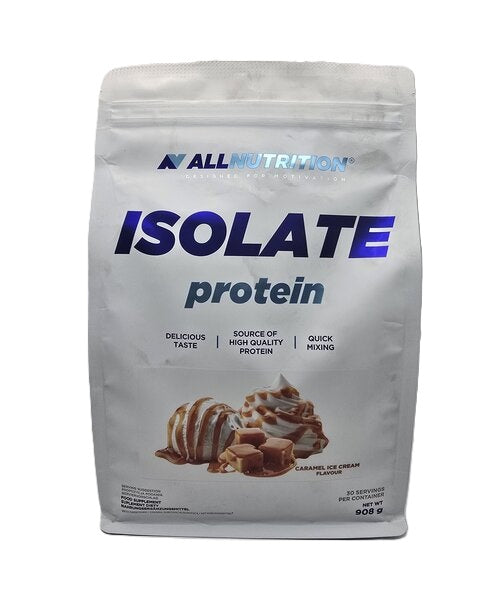 Allnutrition Isolate Protein, Caramel Ice Cream - 908 grams