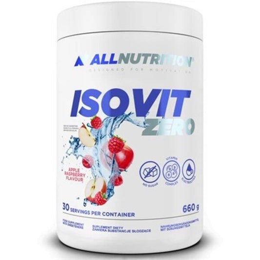 Allnutrition Isovit Zero, Apple Raspberry - 660 grams