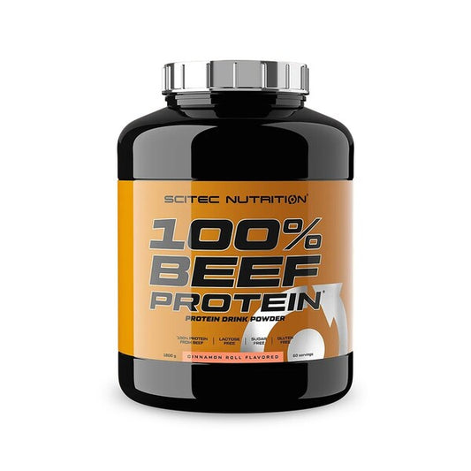 SciTec 100% Beef Protein, Cinnamon Roll - 1800 grams