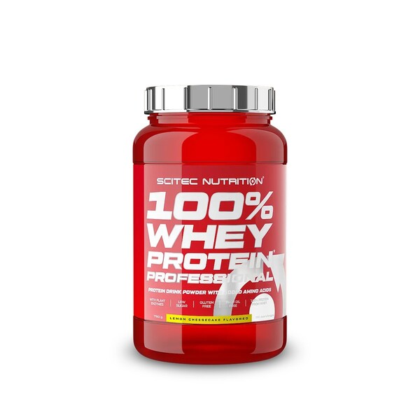 SciTec 100% Whey Protein Professional, Lemon Cheesecake - 780 gram
