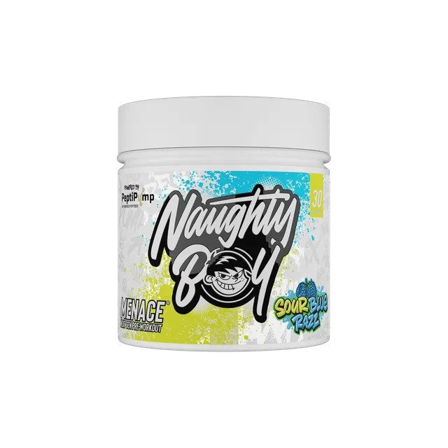 Naughty Boy Menace V2, Sour Blue Razz - 210 grams