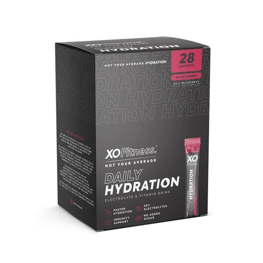 XO Fitness Daily Hydration, Black Cherry - 28 x 6g