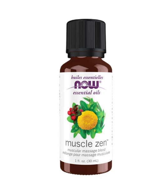 NOW Foods Essential Oil, Muscle Zen - 30 ml.