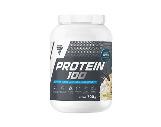 Trec Nutrition Protein 100, Smooth Vanilla - 700 grams