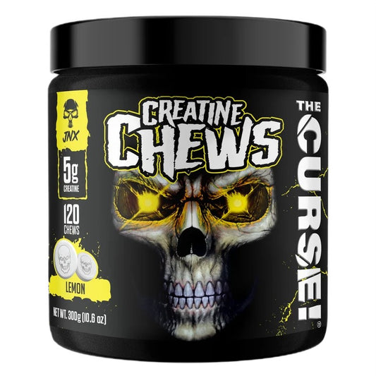 JNX Sports The Curse! Creatine Chews, Lemon - 120 chews