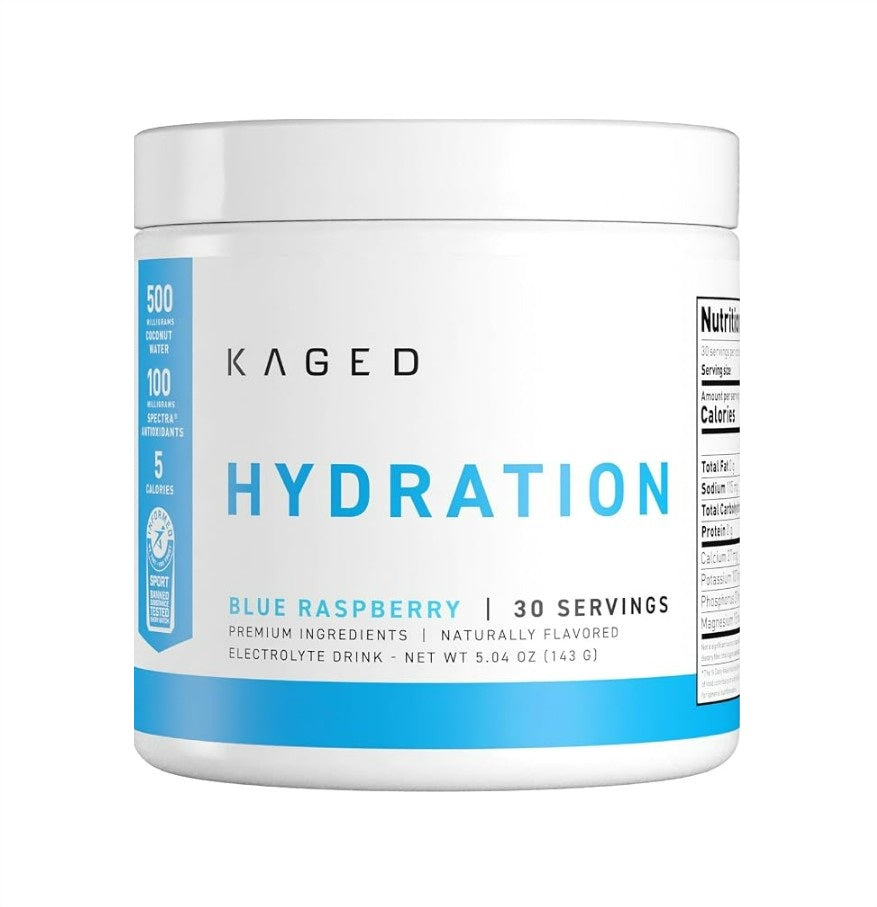 Kaged Muscle Hydration, Blue Raspberry - 143 grams