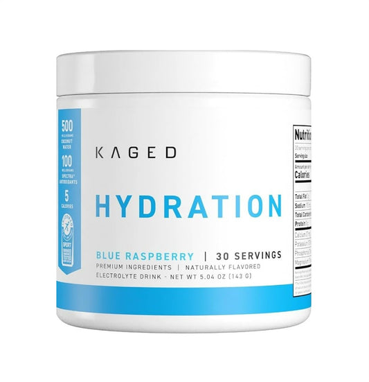 Kaged Muscle Hydration, Blue Raspberry - 143 grams