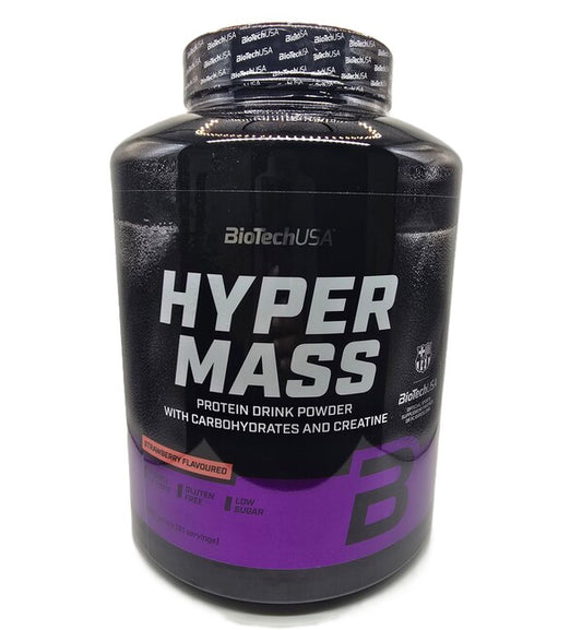 BioTechUSA Hyper Mass, Strawberry - 4000 grams