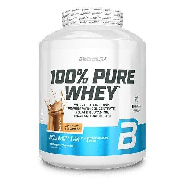 BioTechUSA 100% Pure Whey, Apple Pie - 2000 grams