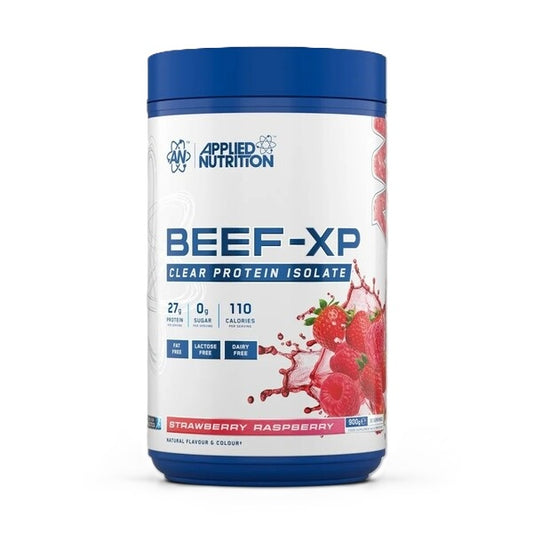 Applied Nutrition Beef-XP, Strawberry Raspberry - 900 grams