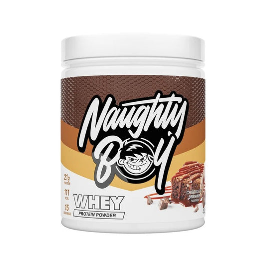 Naughty Boy Whey Protein, Chocolate Brownie - 450 grams