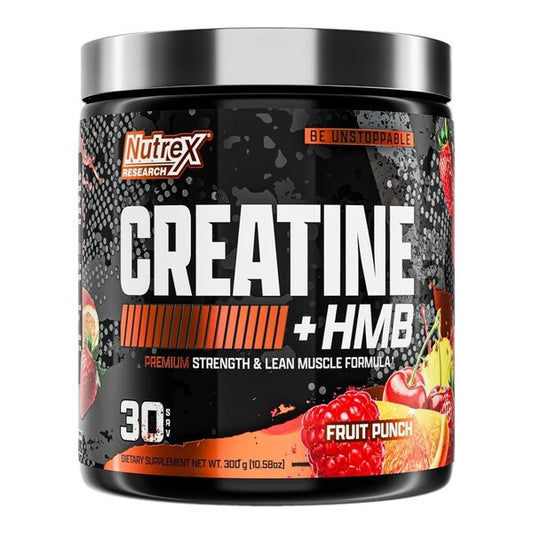 Nutrex Creatine + HMB, Fruit Punch - 300 grams