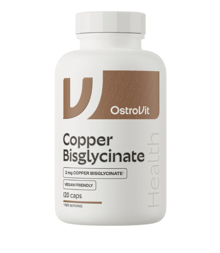 OstroVit Copper Bisglycinate, 2mg - 120 caps