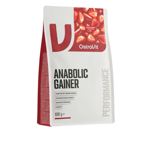 OstroVit Anabolic Gainer, Strawberry - 1000 grams