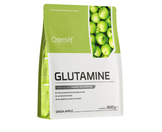 OstroVit Glutamine, Green Apple - 500 grams