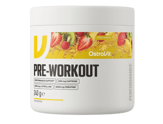 OstroVit Pre-Workout, Fruit Punch - 240 grams