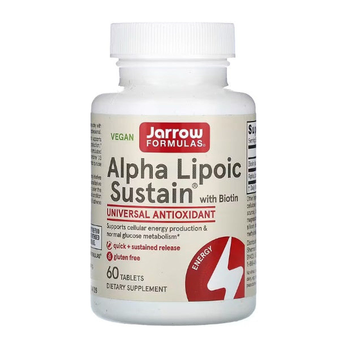 Jarrow Formulas Alpha Lipoic Sustain with Biotin - 60 tabs
