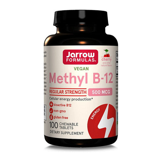 Jarrow Formulas Methyl B-12, 500mcg (Cherry) - 100 vegan chewable