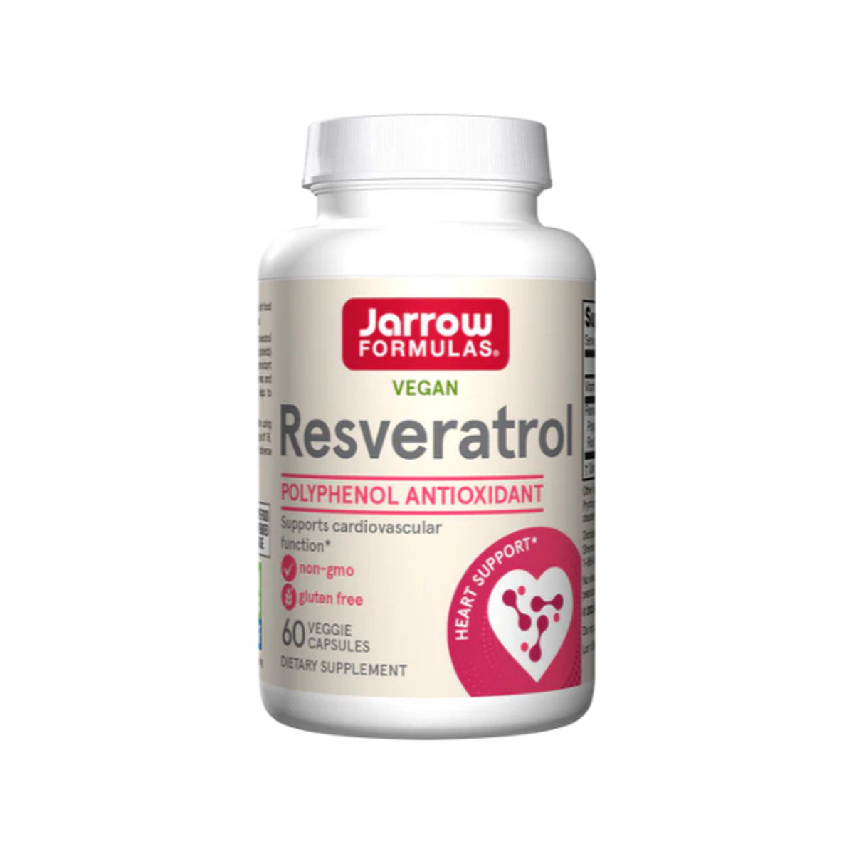 Jarrow Formulas Resveratrol, 100mg - 60 vcaps