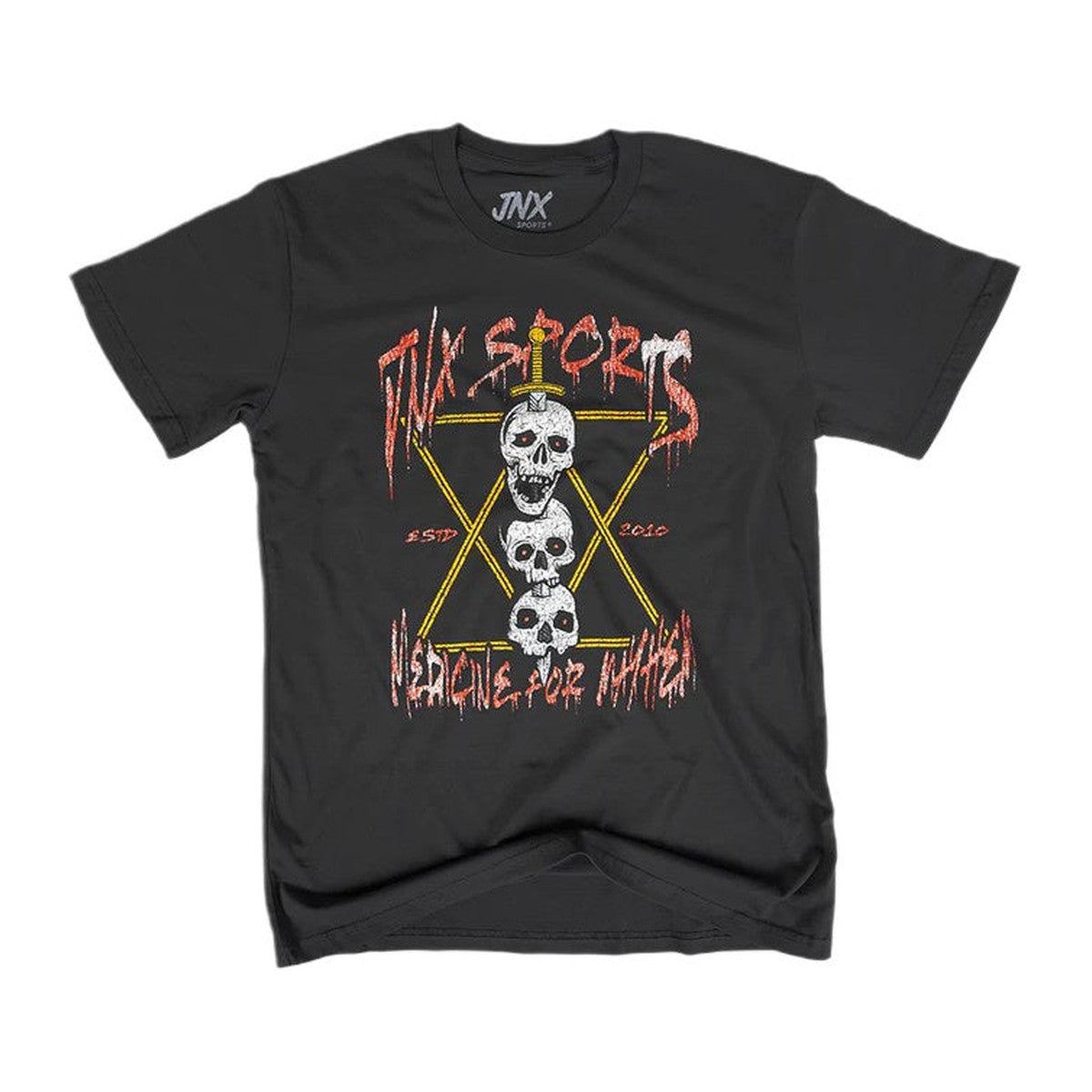 JNX Sports Skulls on a Stick T-Shirt, Coal - Large