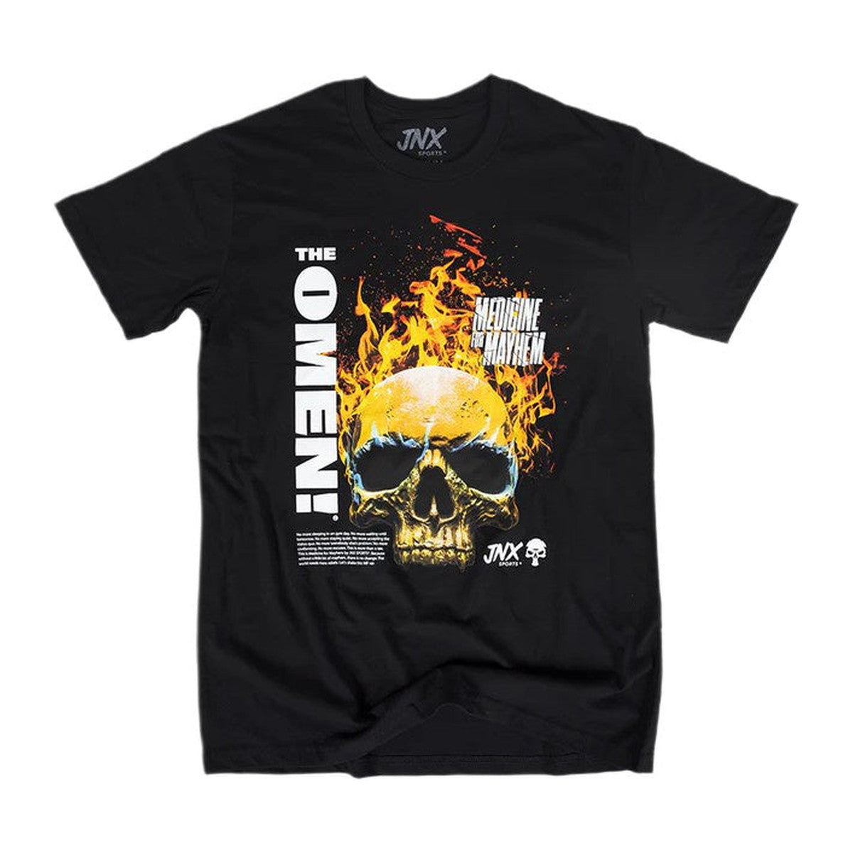 JNX Sports The Omen! T-shirt, Black - Large