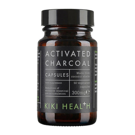 KIKI Health Activated Charcoal, 300mg - 50 vcaps