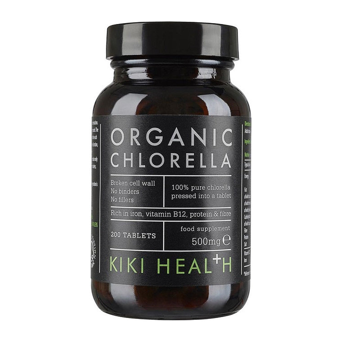 KIKI Health Chlorella, 500mg - 200 tablets