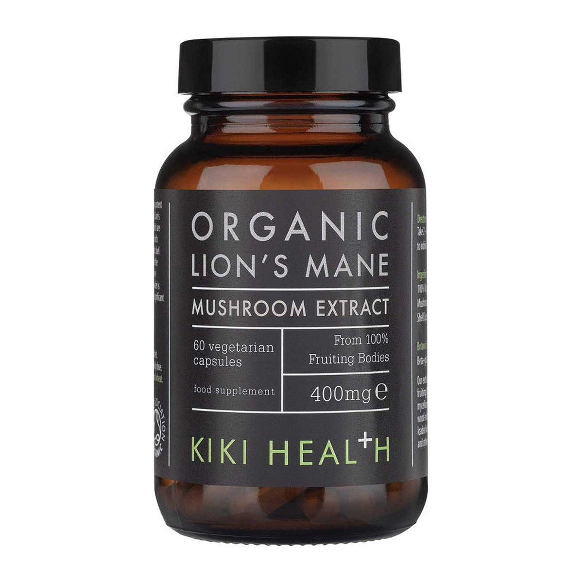KIKI Health Lion's Mane's Extract, 400mg - 60 vcaps