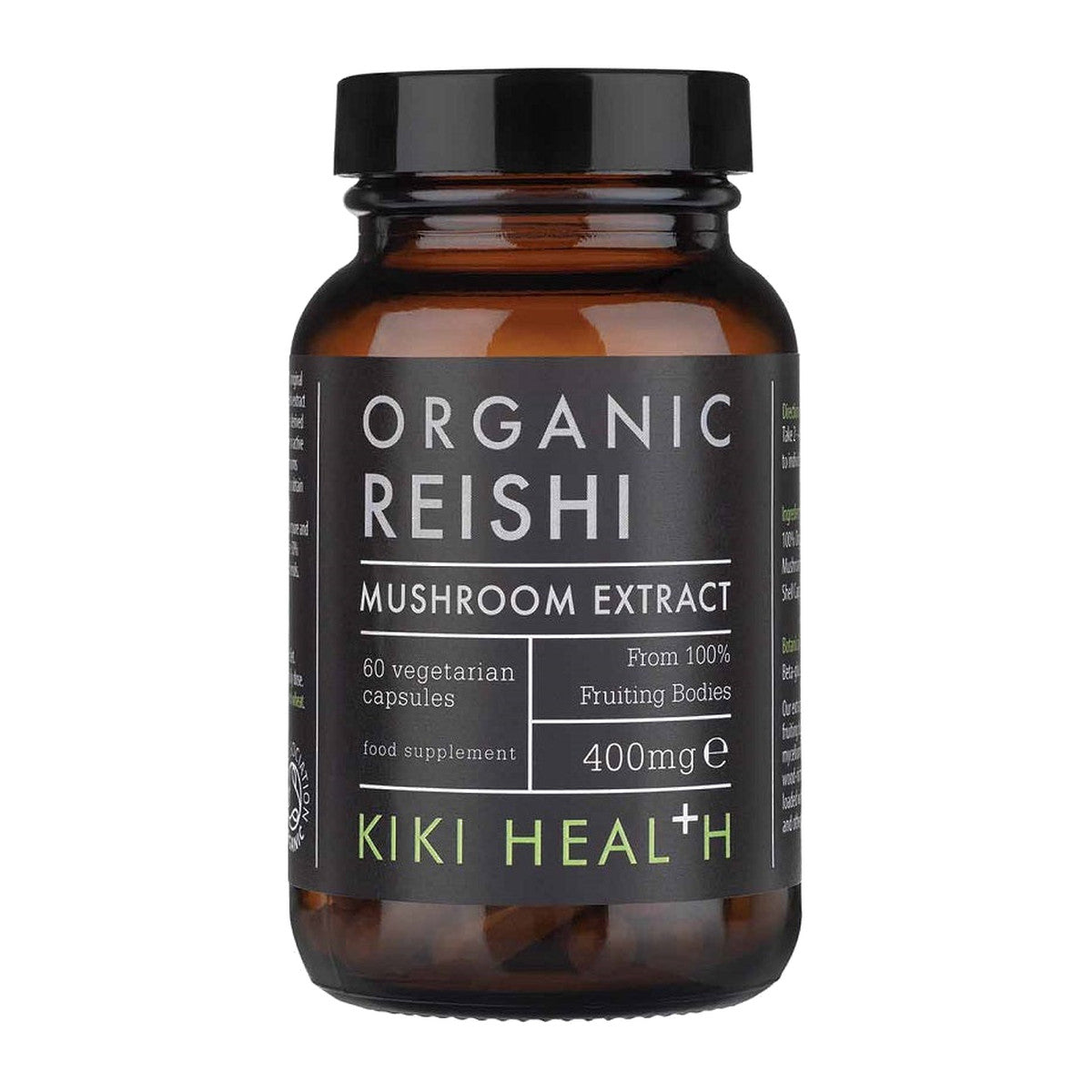 KIKI Health Reishi Extract, 400mg - 60 vcaps