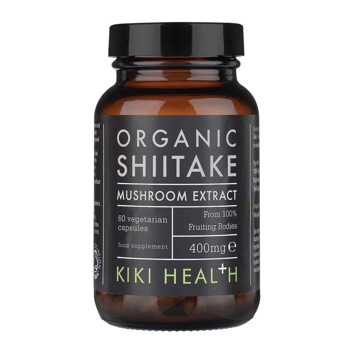 KIKI Health Shiitake Extract, 400mg - 60 vcaps