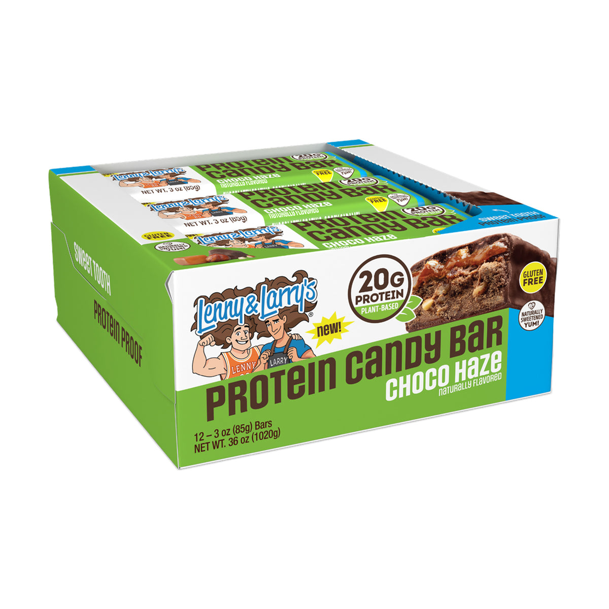 Lenny & Larry's The Complete Cookie-fied Protein Candy Bar 12x85g - Choco Haze