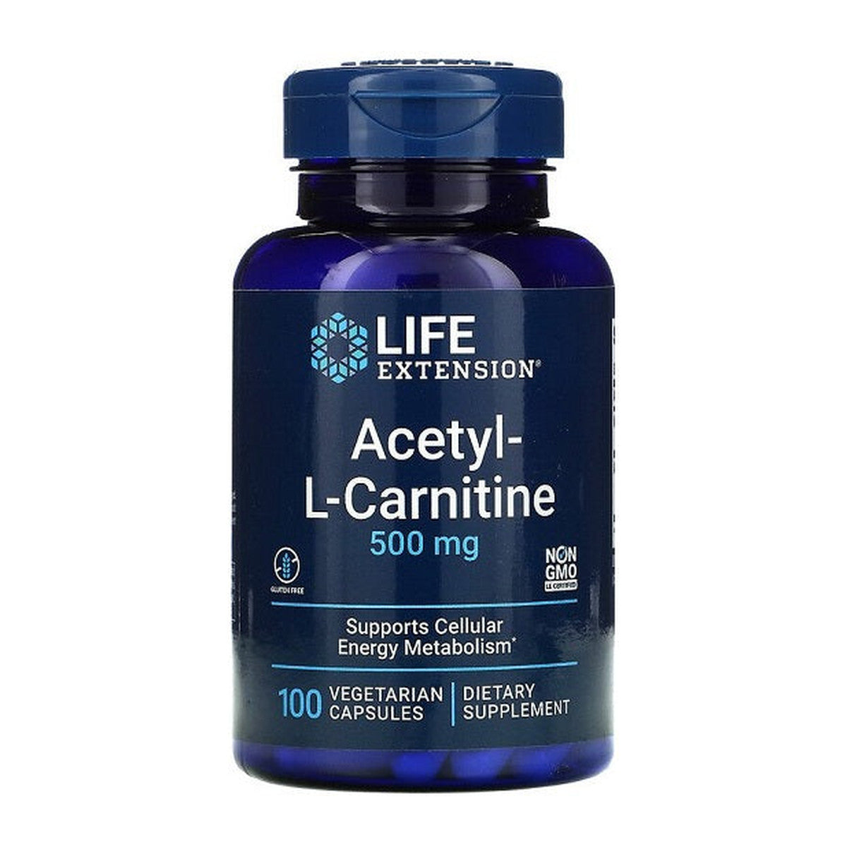 Life Extension Acetyl-L-Carnitine, 500mg - 100 vcaps