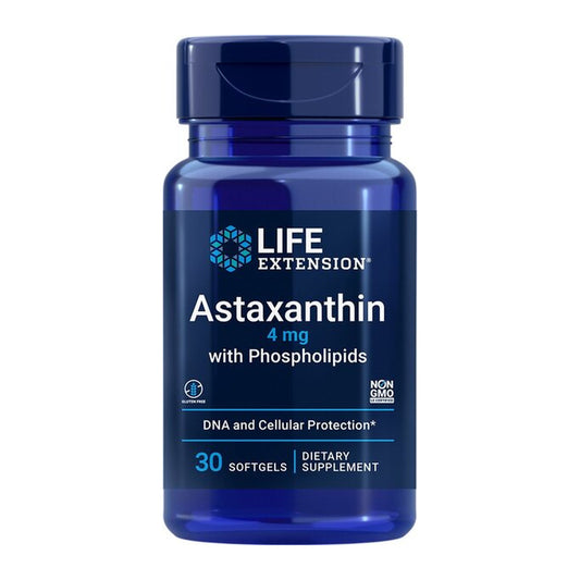Life Extension Astaxanthin with Phospholipids, 4mg - 30 softgels