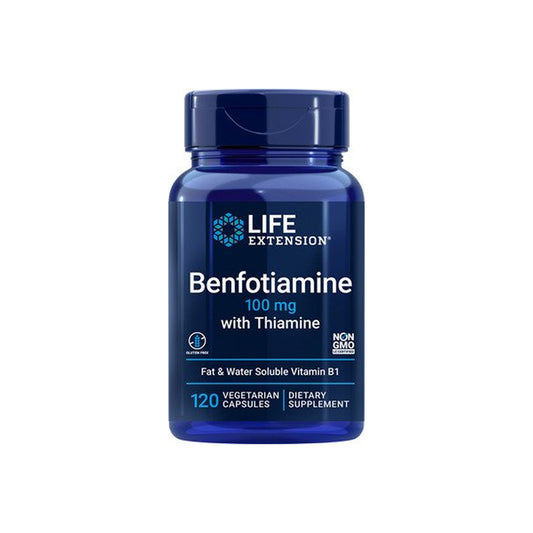 Life Extension Benfotiamine with Thiamine, 100mg - 120 vcaps
