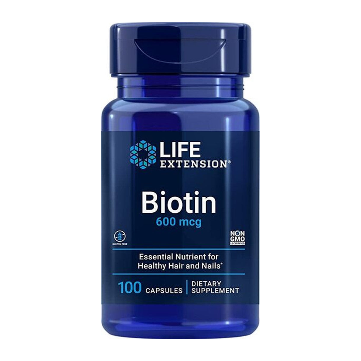 Life Extension Biotin, 600mcg - 100 caps