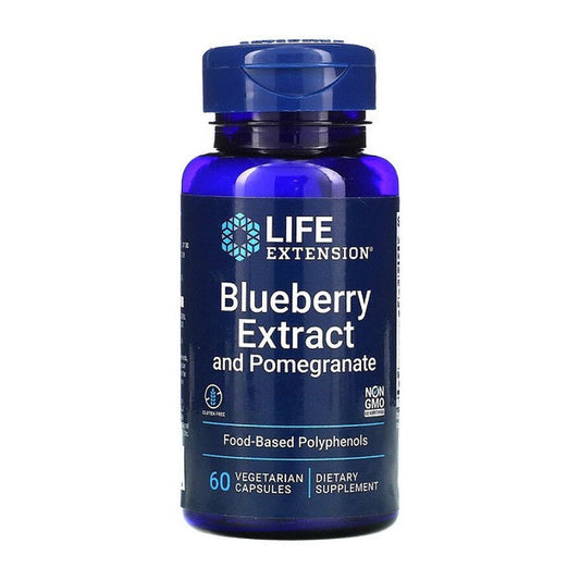 Life Extension Blueberry Extract with Pomegranate - 60 vcaps