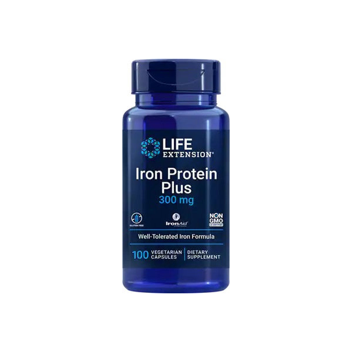 Life Extension Iron Protein Plus, 300mg - 100 vcaps