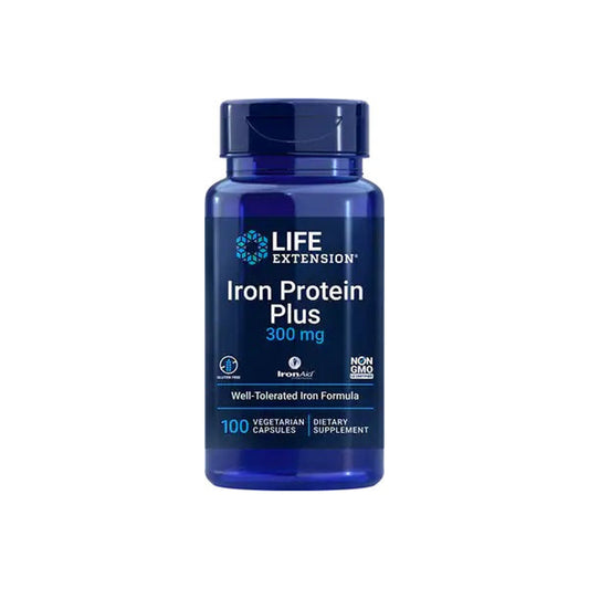 Life Extension Iron Protein Plus, 300mg - 100 vcaps