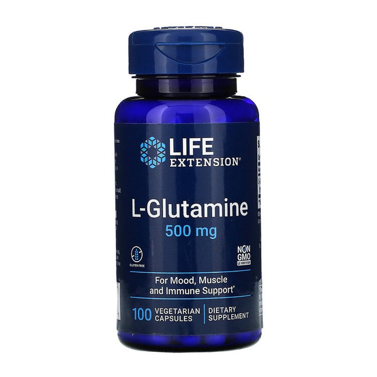 Life Extension L-Glutamine, 500mg - 100 vcaps