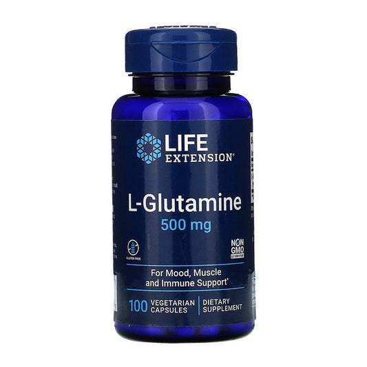 Life Extension L-Glutamine, 500mg - 100 vcaps