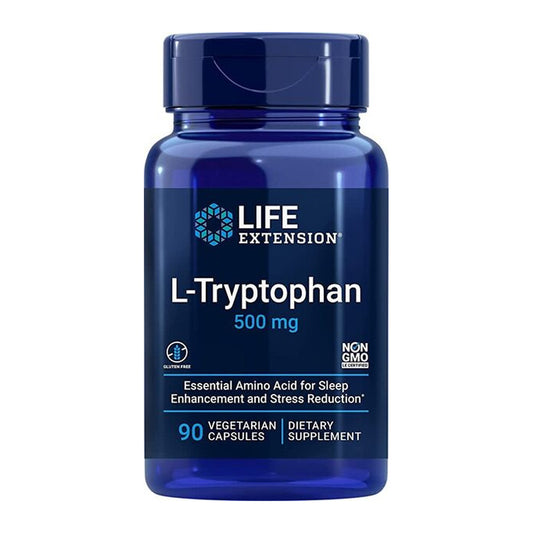 Life Extension L-Tryptophan, 500mg - 90 vcaps