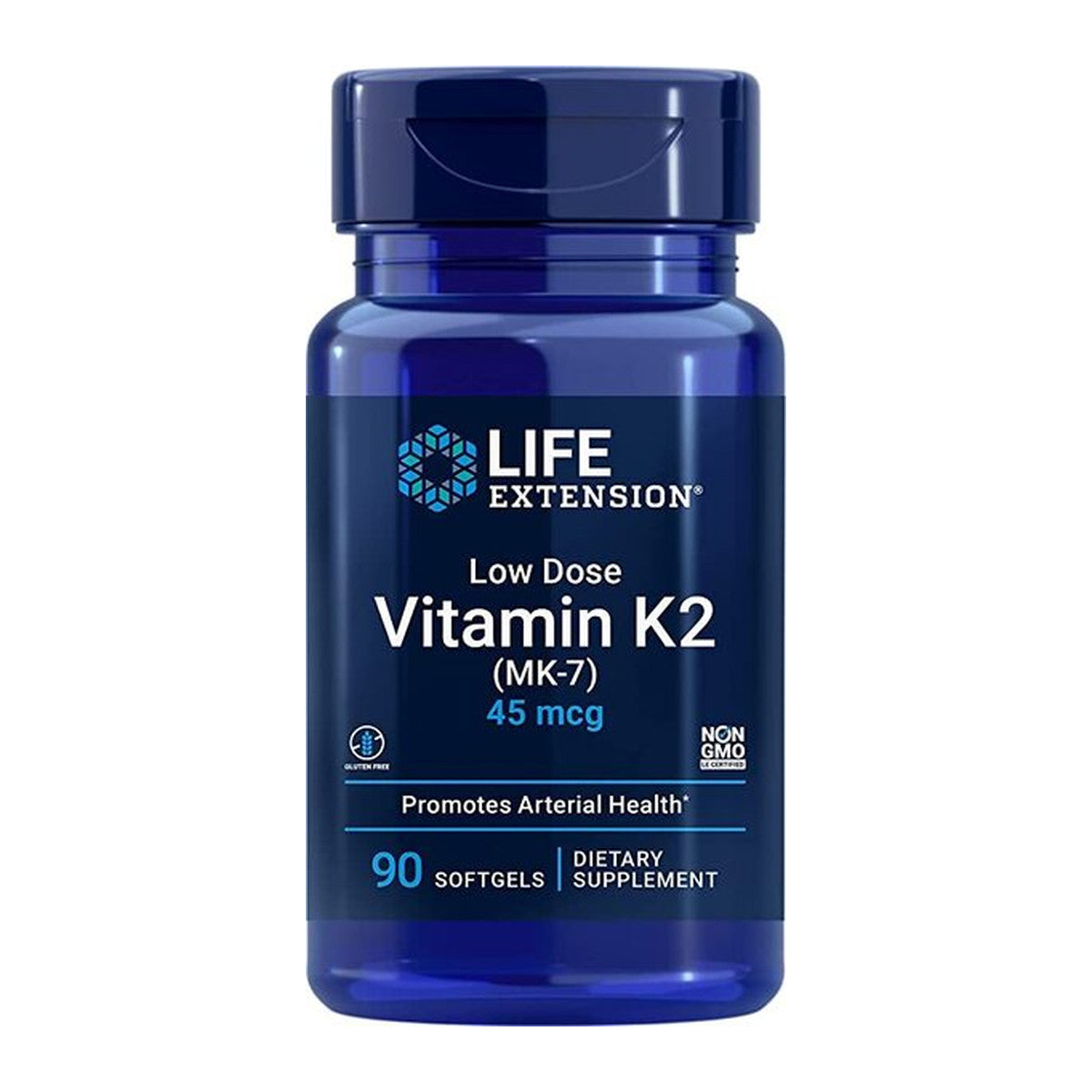 Life Extension Low Dose Vitamin K2 (MK-7), 45mcg - 90 softgels