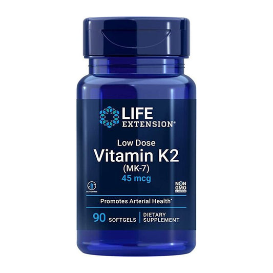 Life Extension Low Dose Vitamin K2 (MK-7), 45mcg - 90 softgels