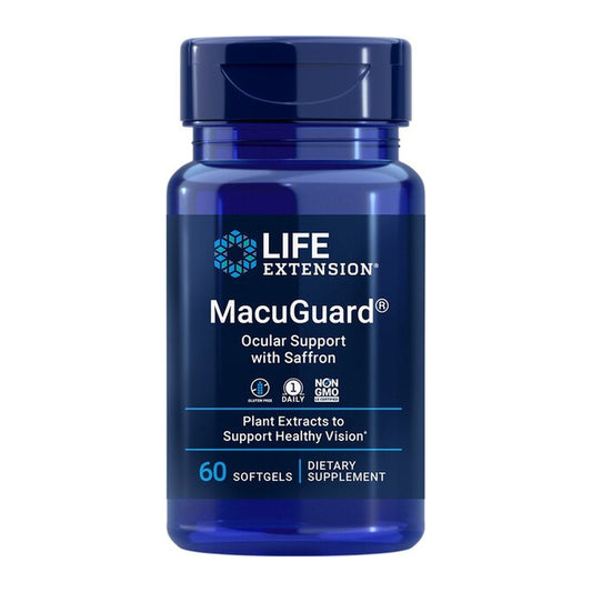 Life Extension MacuGuard Ocular Support with Saffron - 60 softgels