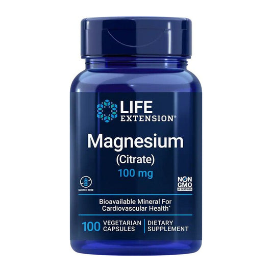 Life Extension Magnesium (Citrate), 100mg - 100 vcaps