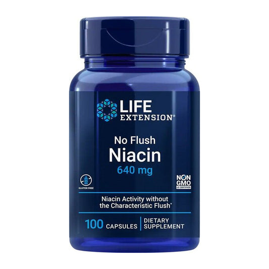 Life Extension No Flush Niacin - 100 caps